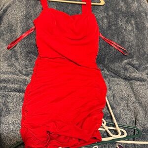 City Studio Vibrant Red Mini Dress